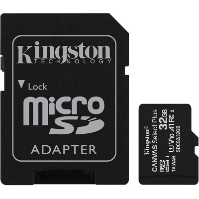 MOD MICRO SD 32GB CL10 100R C/ADAPT KINGSTON